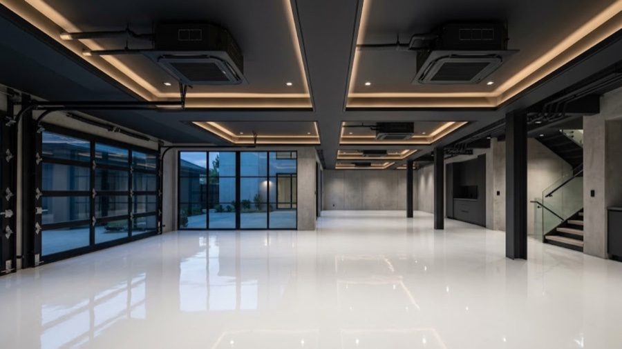 Climate-controlled private garage unit